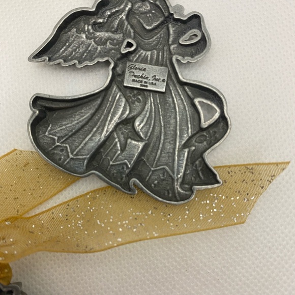 Gloria Duchin Silver Tone Pewter Angels - Picture 5 of 7
